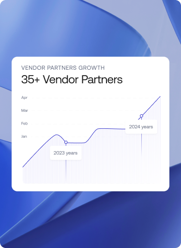 35+ Vendor Partners